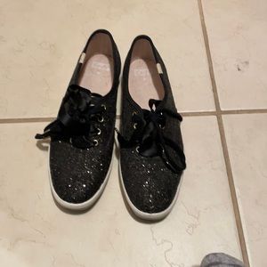 Kate Spade special edition sparkly black keds.